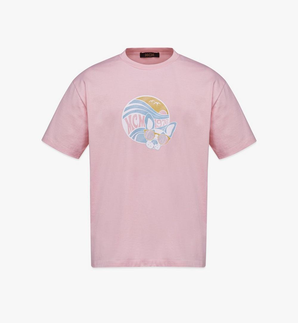 M Pup Sunrise Print T-Shirt in Organic Cotton 1